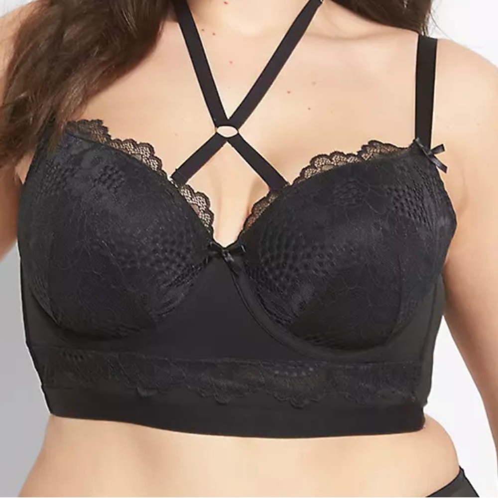 Lane Bryant Cacique Lace Lightly Lined LL Balconette 11